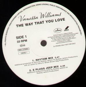 Vanessa Williams - Way That You Love - 12 Inch