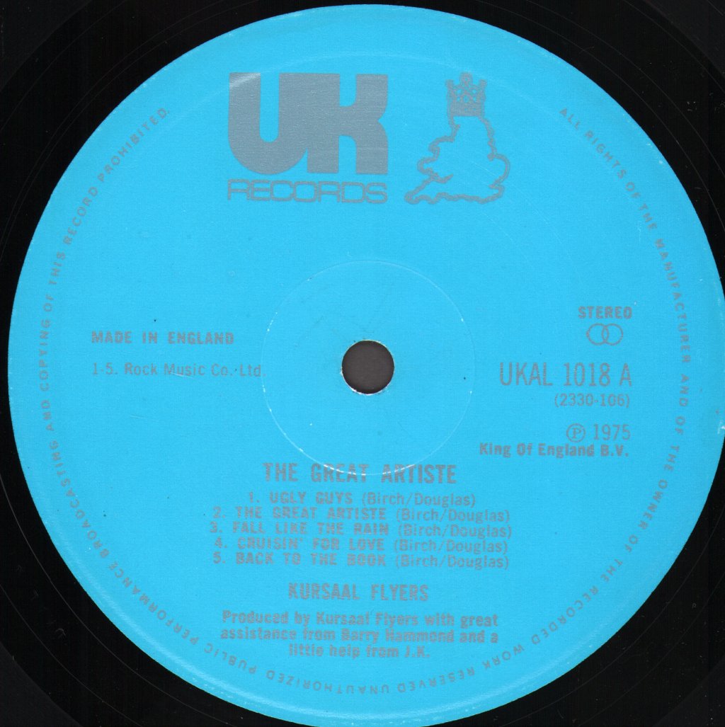 Kursaal Flyers - Great Artiste - Lp