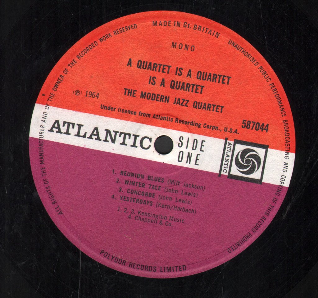 Modern Jazz, Di Milano, Hungarian Gypsy Quartets - A Quartet Is A Quartet Is A Quartet - Lp