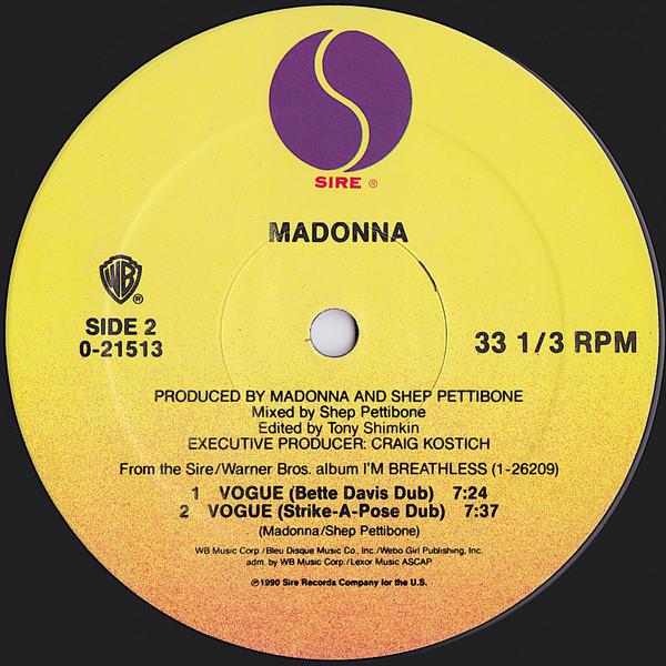 Madonna - Vogue - 12 Inch