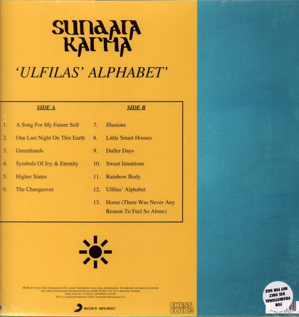 Sundara Karma - Ulfilas' Alphabet - Lp