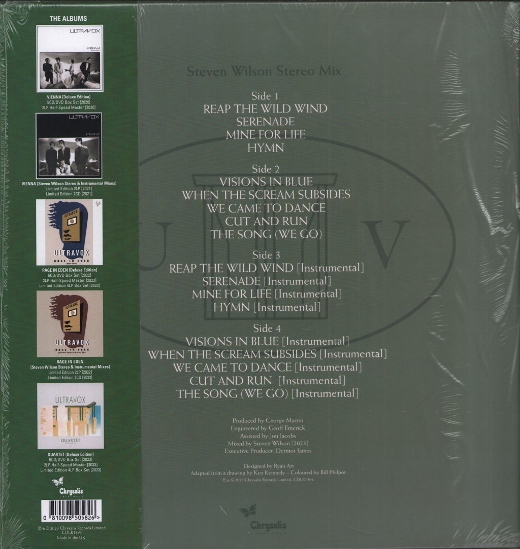 Ultravox - Quartet [Steven Wilson Stereo Mix] - Lp