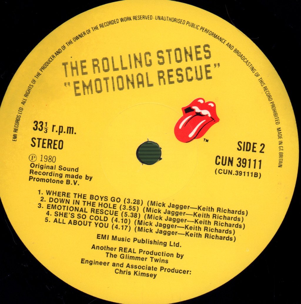 Rolling Stones - Emotional Rescue - Lp