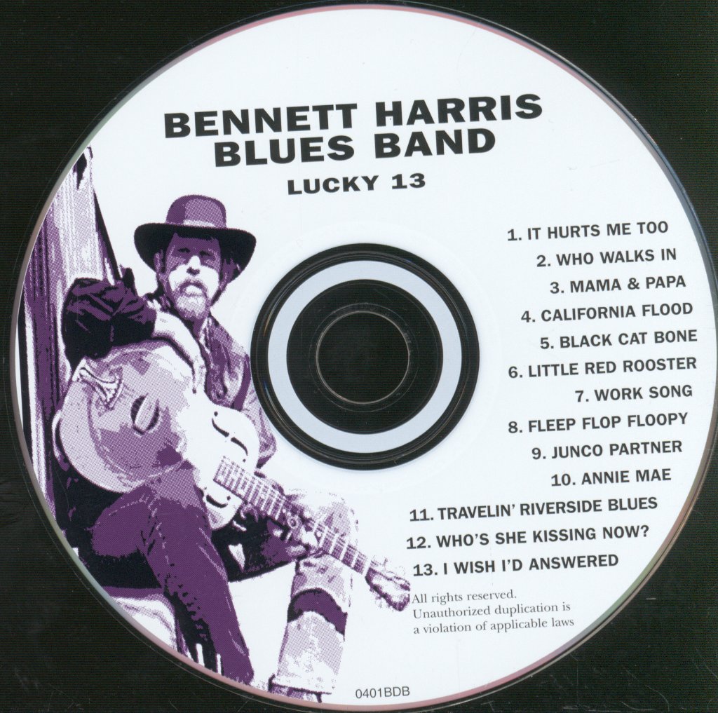 Bennett Harris Blues Band - Bennett Harris Blues Band Lucky 13 - Cd