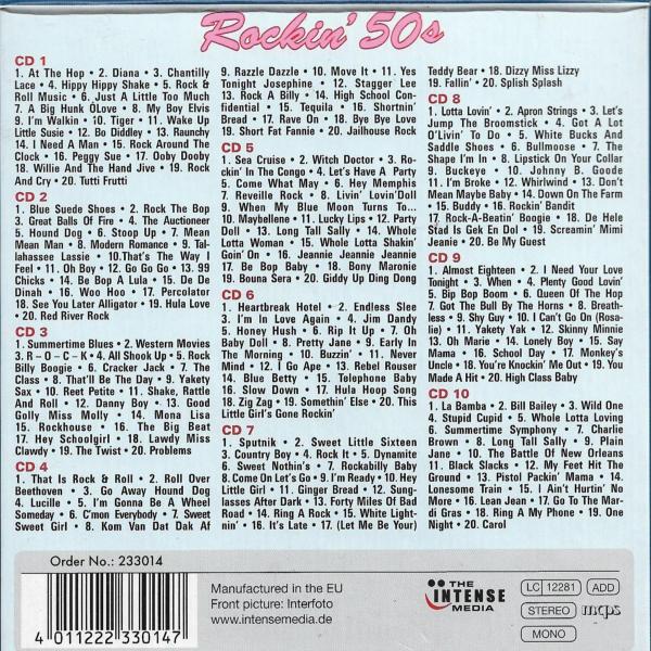 Various Artists - Rockin' 50s - Cd Set