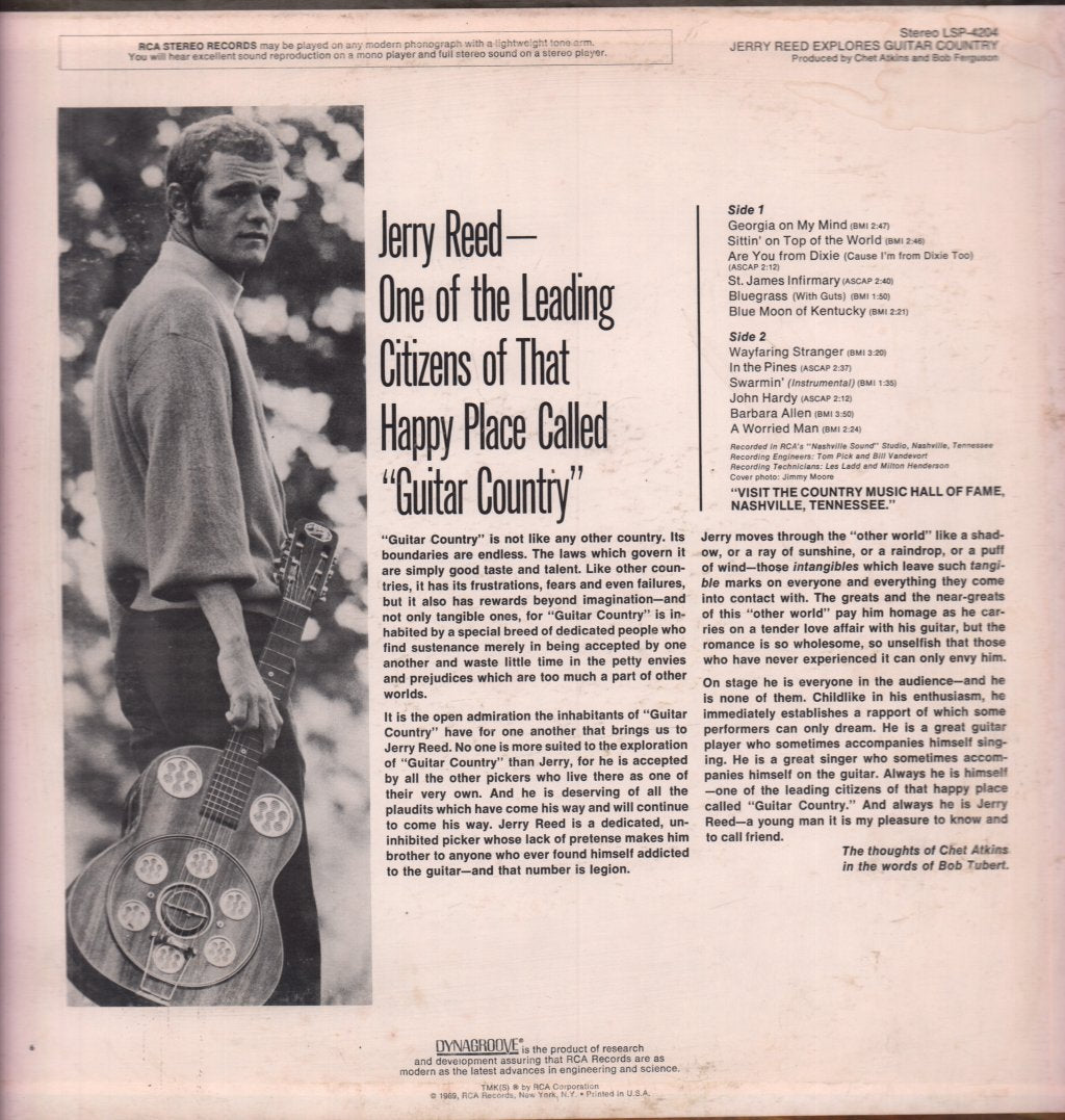 Jerry Reed - Explores Guitar Country - Lp
