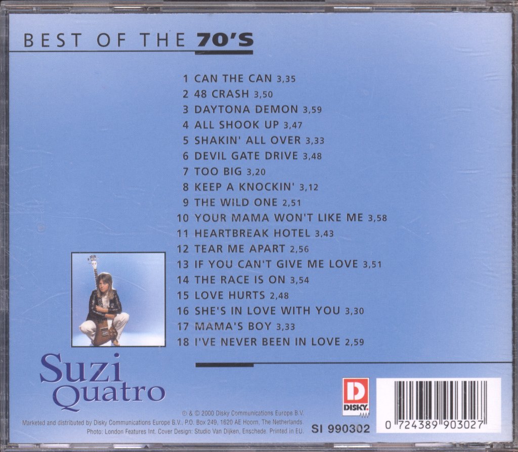 Suzi Quatro - Best Of The 70's - Cd