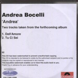 Andrea Bocelli - Andrea - Cdr