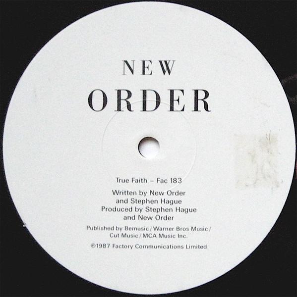 New Order - True Faith / 1963 - 12 Inch