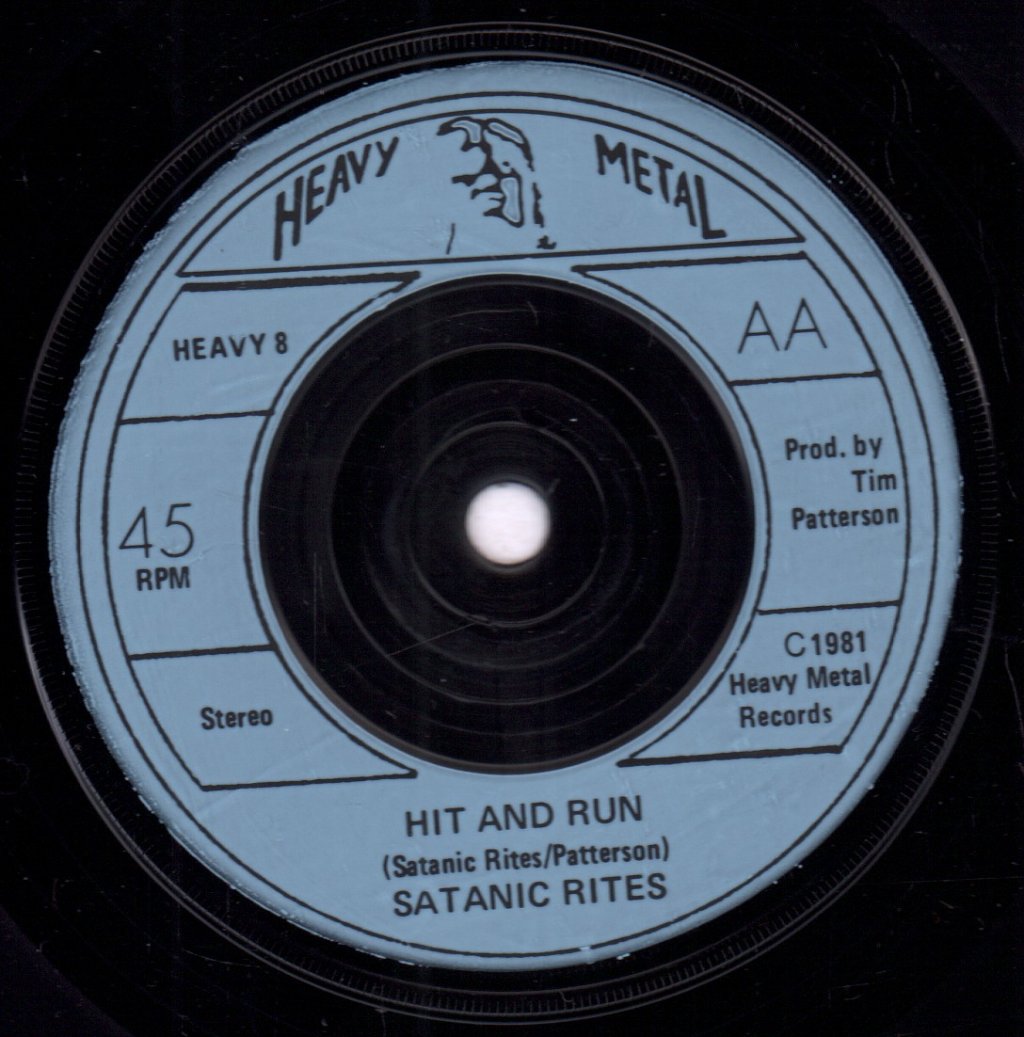 Satanic Rites - Live To Ride - 7 Inch