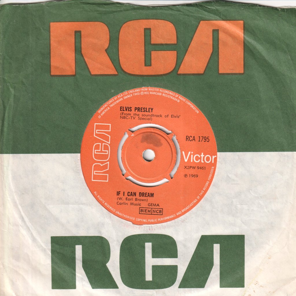 Elvis Presley - If I Can Dream - 7 Inch