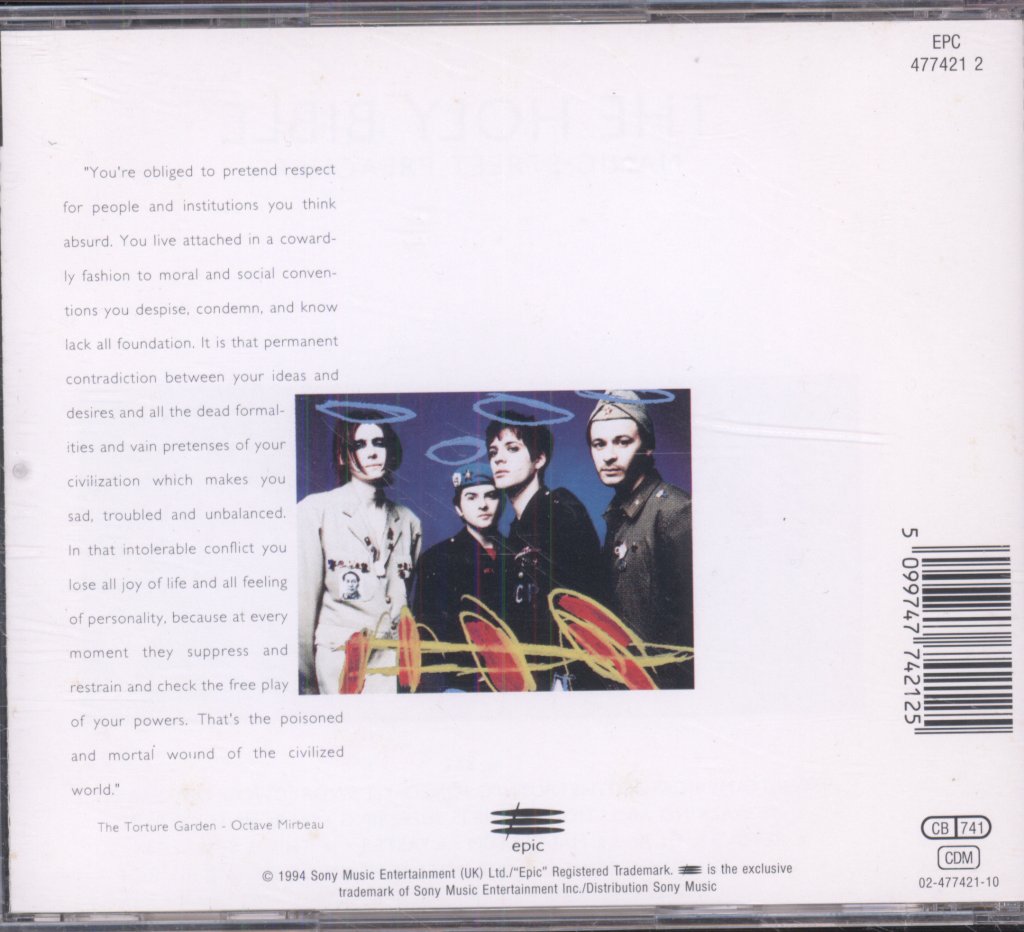 Manic Street Preachers - Holy Bible - Cd