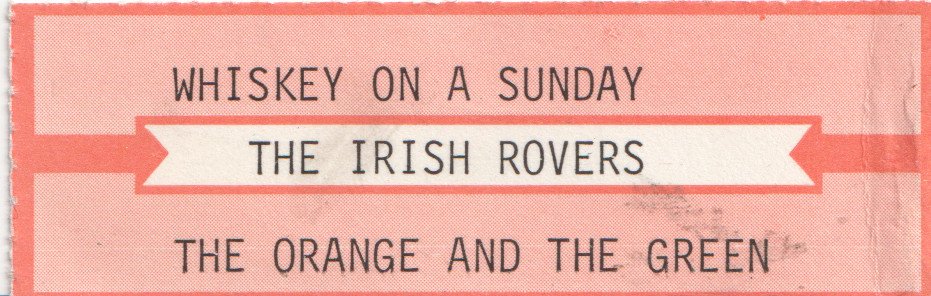 Irish Rovers - Whiskey On A Sunday - 7 Inch