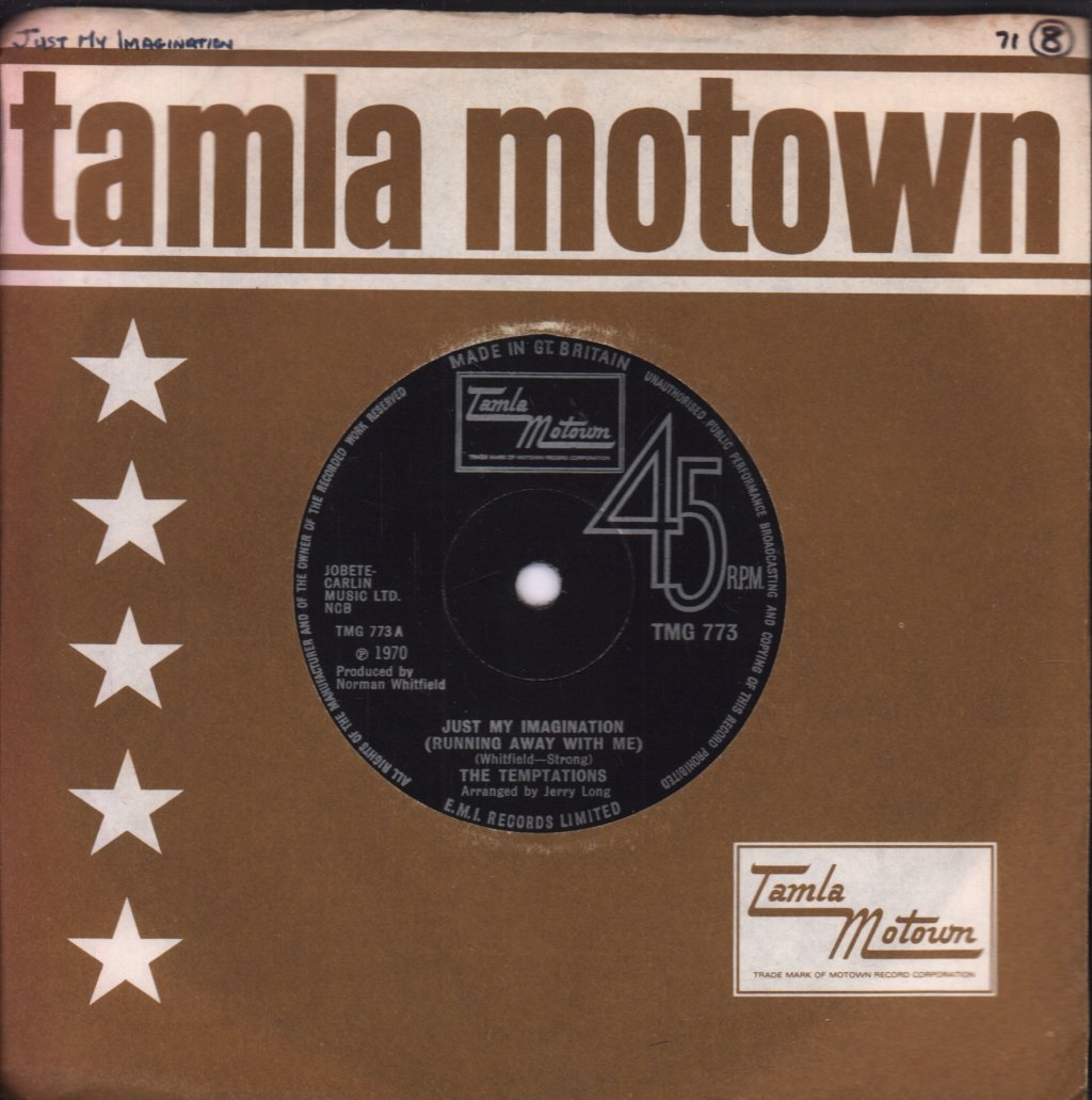 Temptations - Just My Imagination - 7 Inch