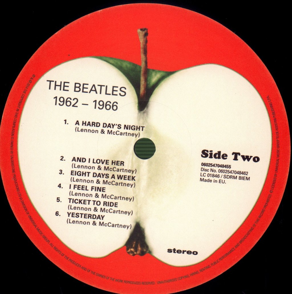 Beatles - 1962-1966 - Double Lp