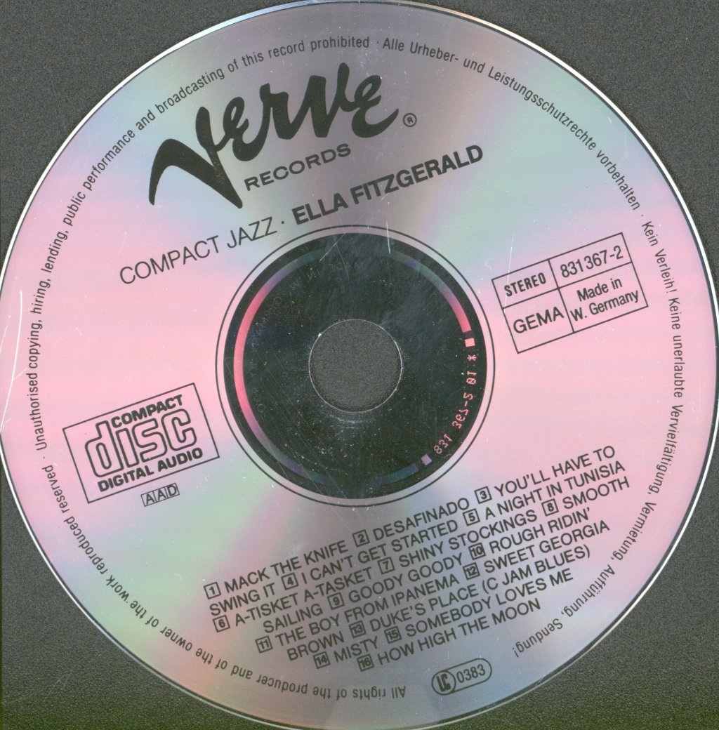 Ella Fitzgerald - Ella Fitzgerald - Cd