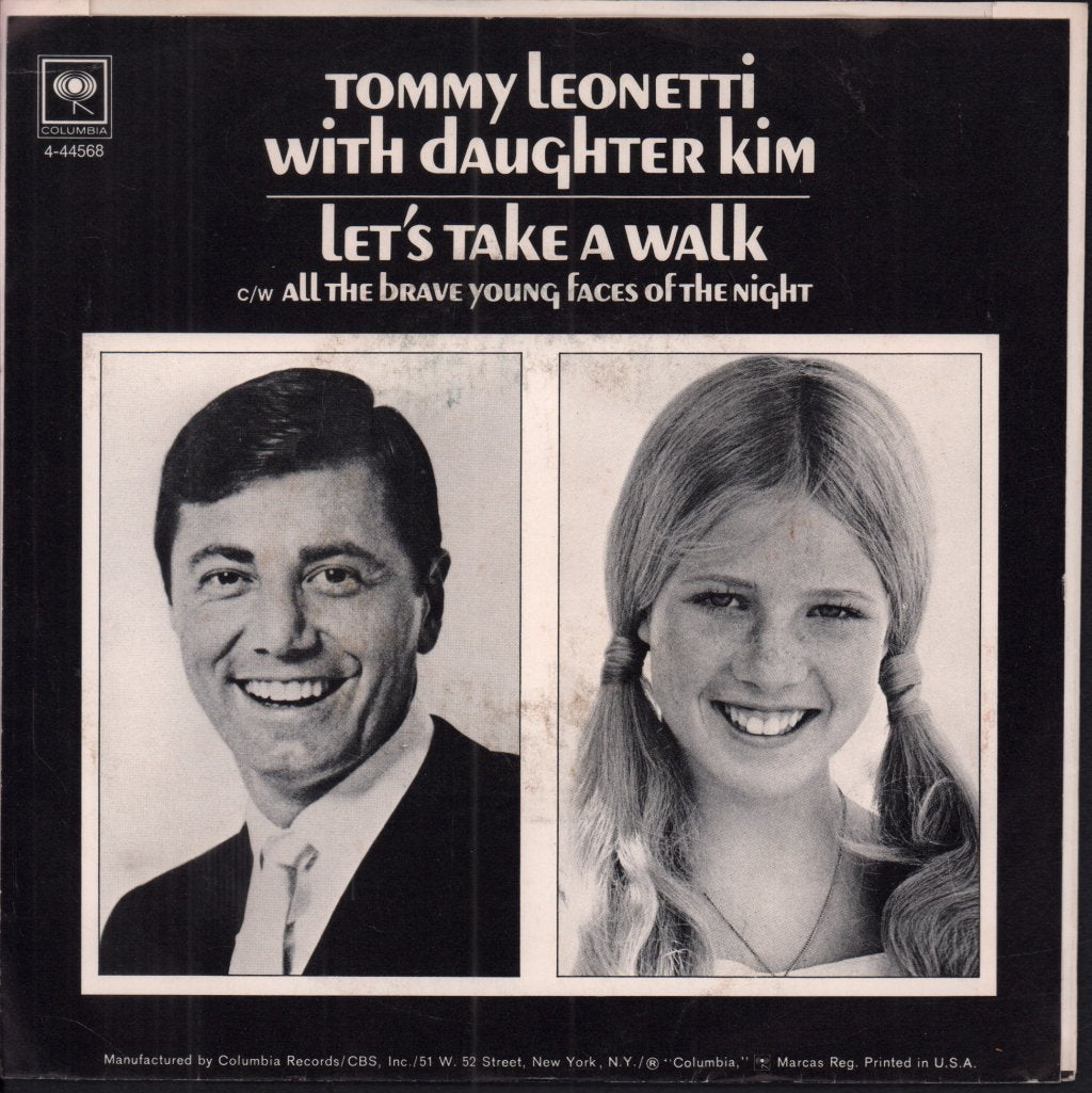 Tommy Leonetti with daughter kim - Let's Take A Walk - 7 Inch