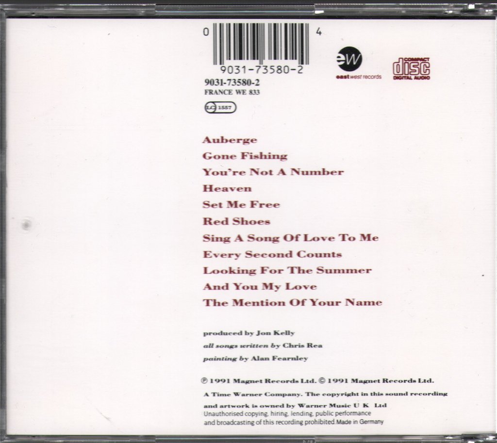 Chris Rea - Auberge - Cd