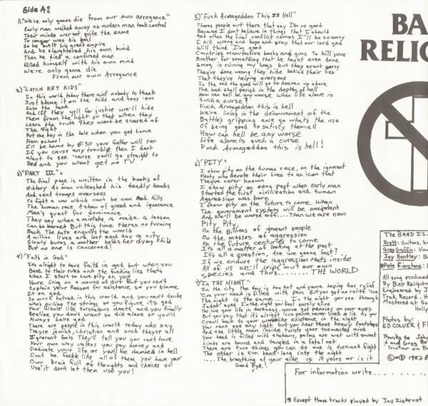 Bad Religion - How Could Hell Be Any Worse? - Lp