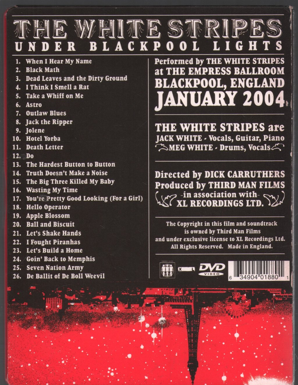 White Stripes - Under Blackpool Lights - Dvd