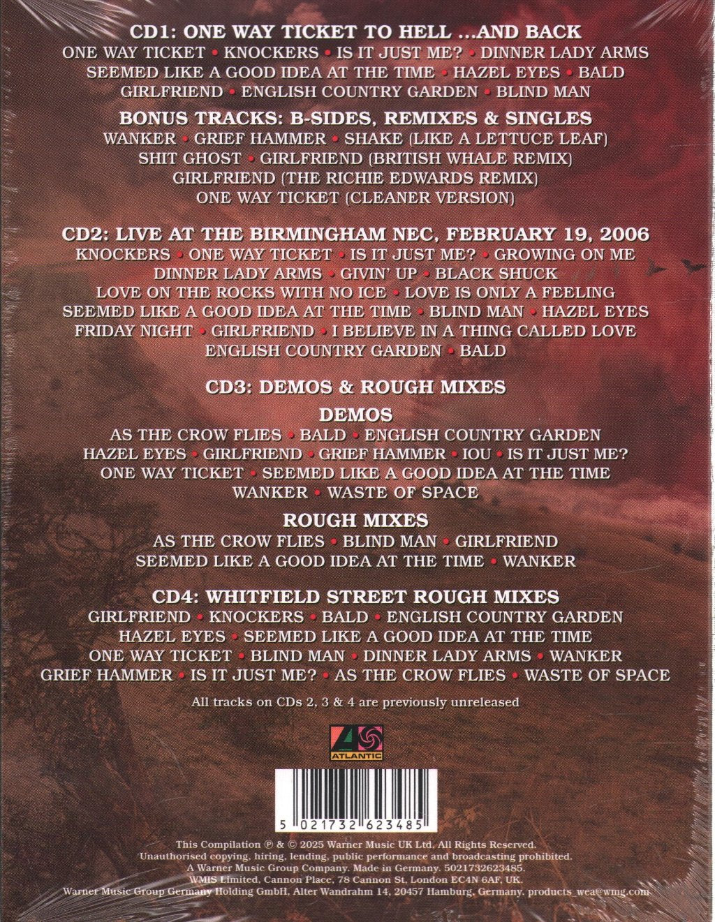 Darkness - One Way Ticket to Hell... and Back - Cd Set