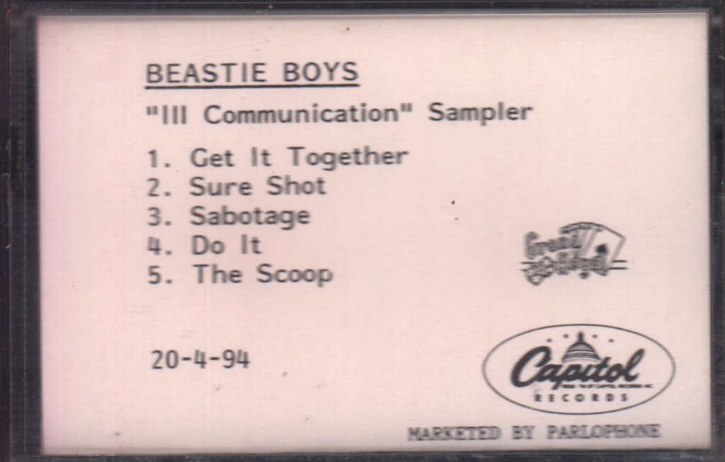 Beastie Boys - Ill Communication sampler - Cassette