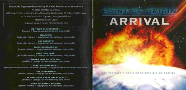 arrival (aor group) - Point Of Origin - Cd