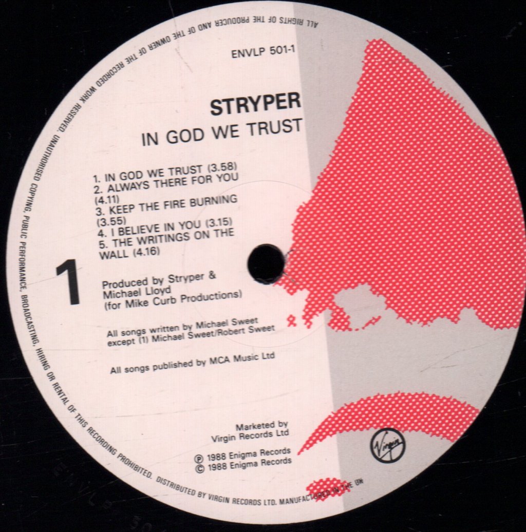 Stryper - In God We Trust - Lp