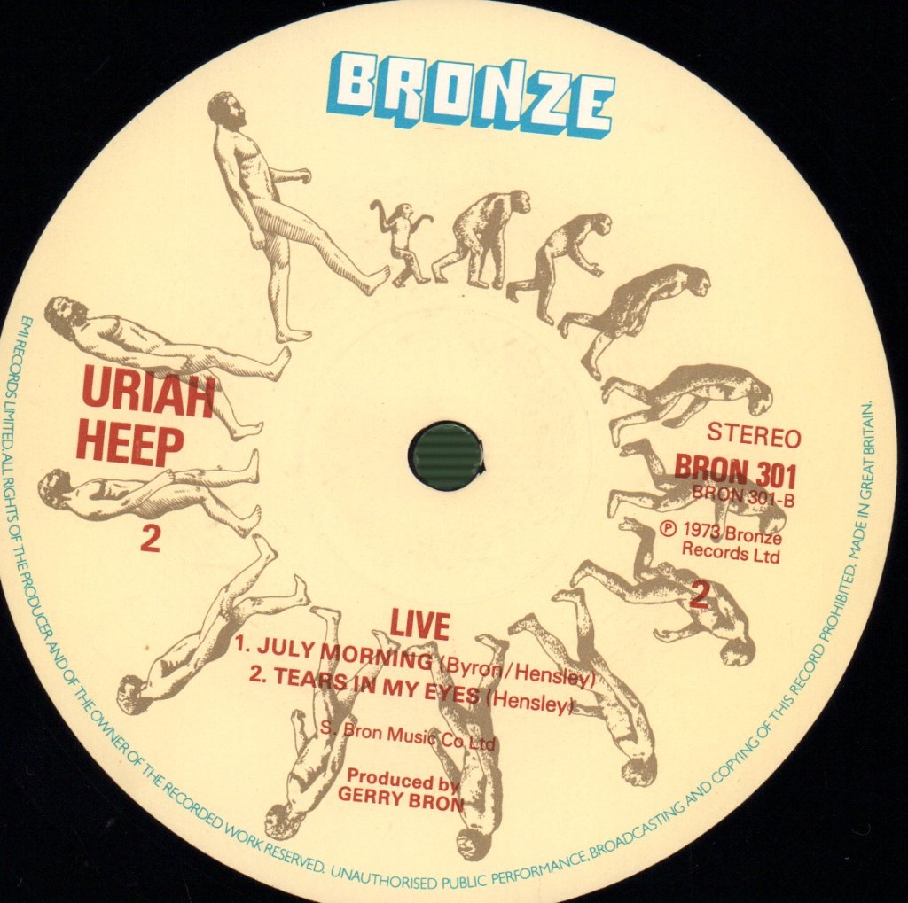 Uriah Heep - Live - Double Lp