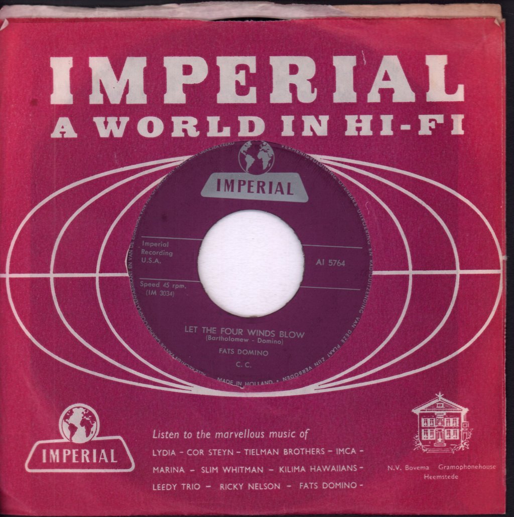 Fats Domino - Good Hearted Man / Let The Four Winds Blow - 7 Inch