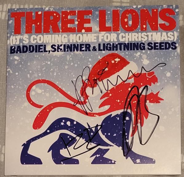 Baddiel And Skinner And Lightning Seeds - Three Lions (It's Coming Home For Christmas) / Three Lions - 7 Inch