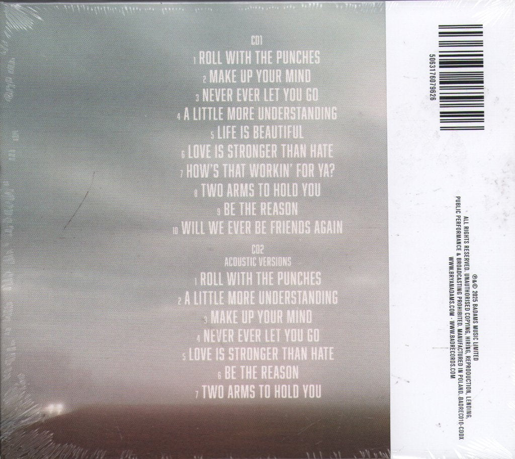 Bryan Adams - Roll With The Punches - Double Cd