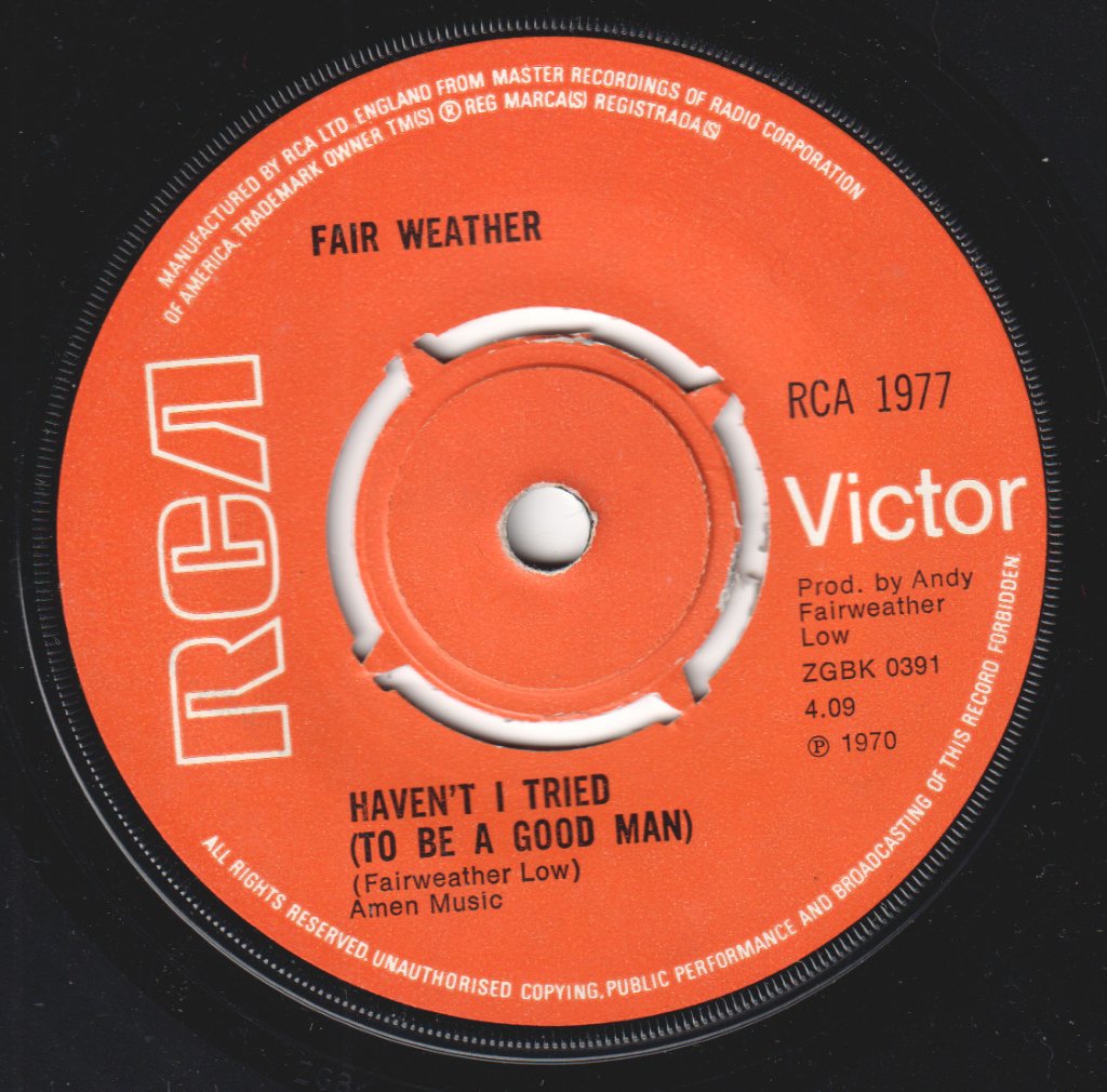 Fair Weather - Natural Sinner - 7 Inch
