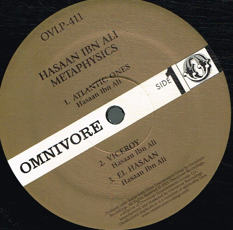 Hasaan Ibn Ali - Metaphysics: The Lost Atlantic Album - Double Lp