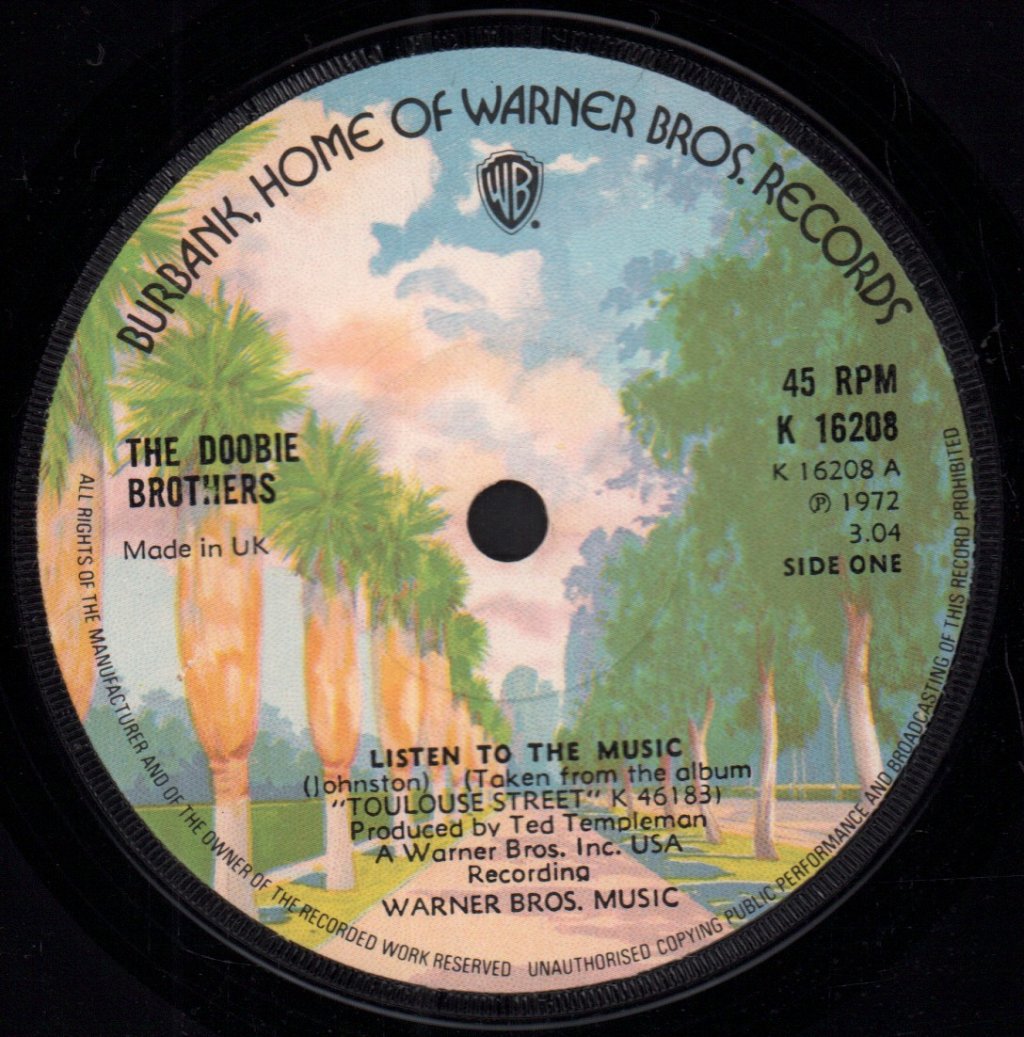 Doobie Brothers - Listen To The Music - 7 Inch