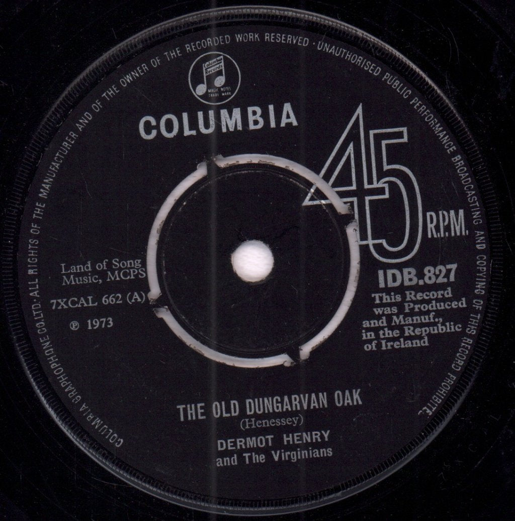 Dermot Henry And The Virginians - Old Dungarvan Oak - 7 Inch