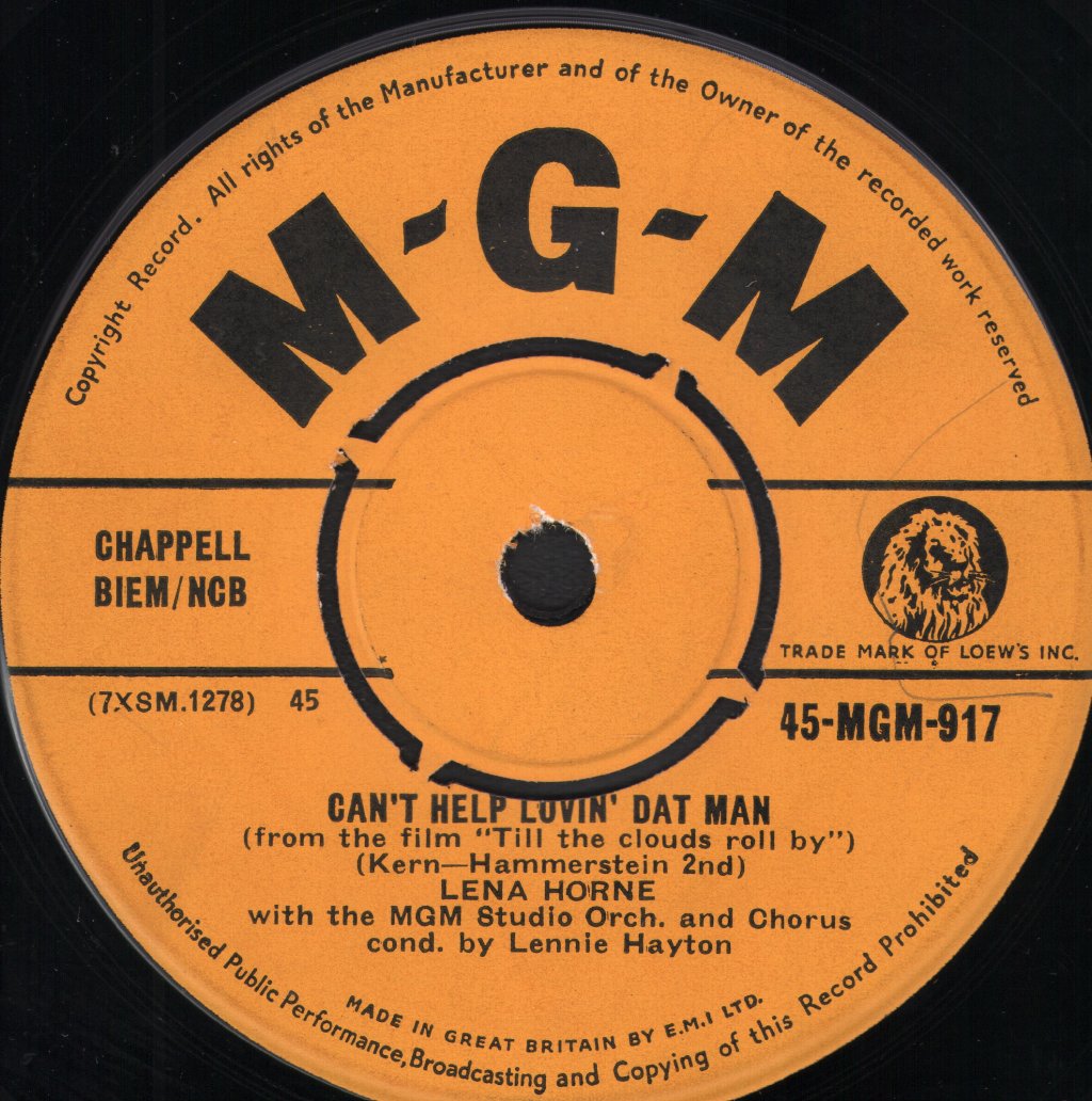 Lena Horne - Man I Love - 7 Inch