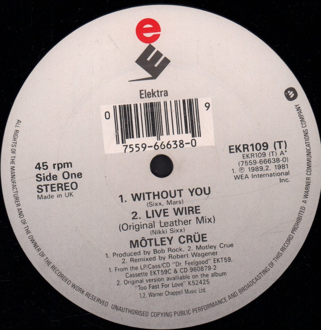Motley Crue - Without You - 12 Inch