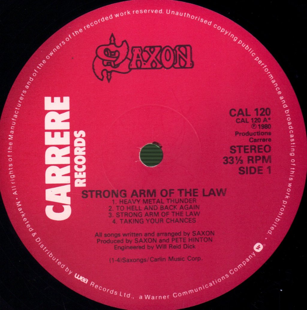 Saxon - Strong Arm Of The Law - Lp