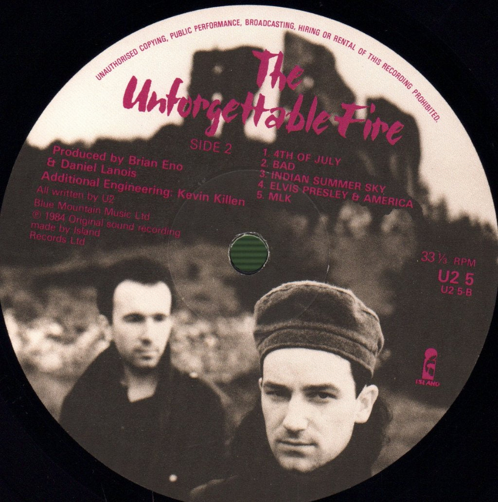 U2 - Unforgettable Fire - Lp