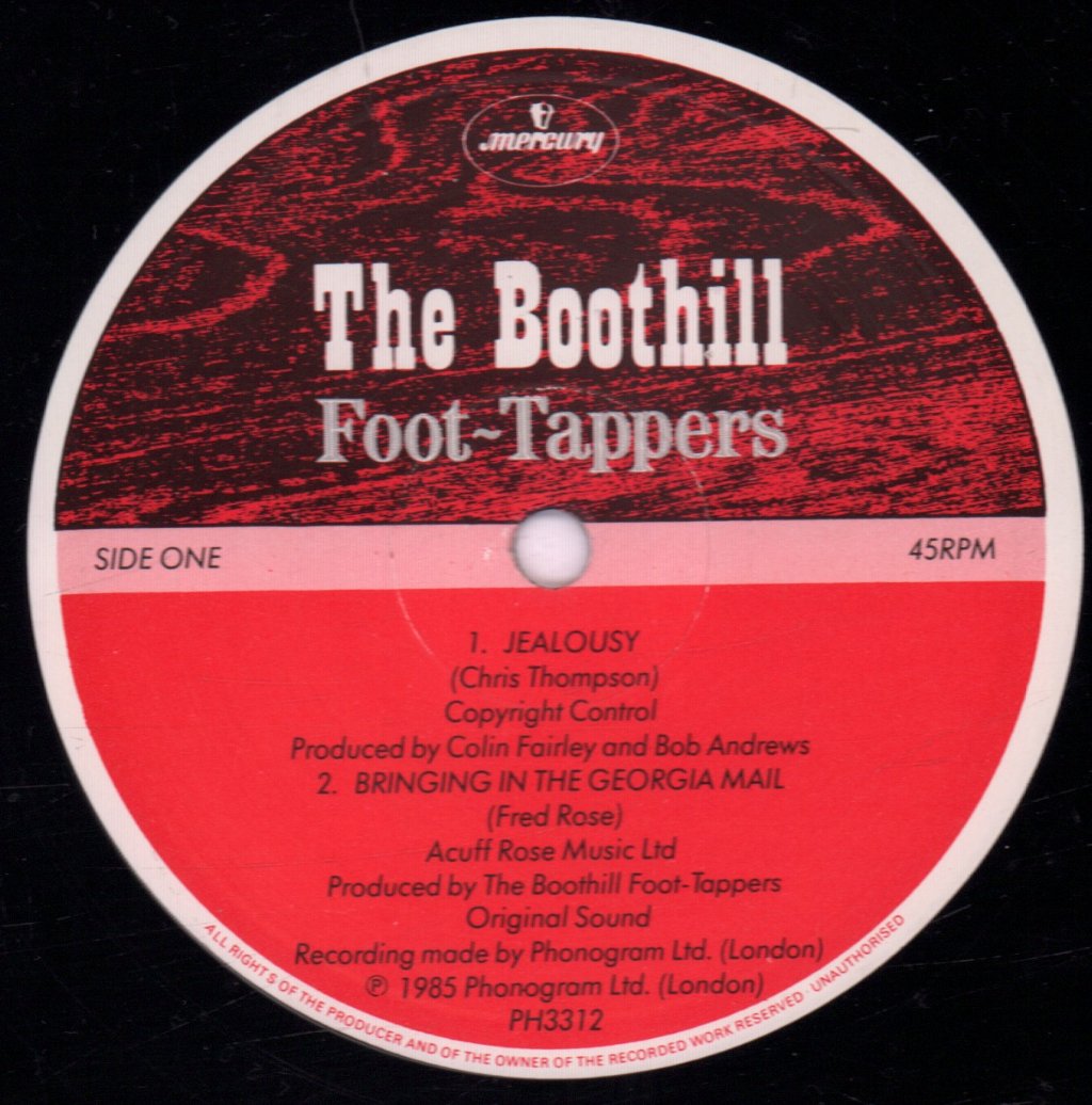 Boothill Foot Tappers - Jealousy - 12 Inch