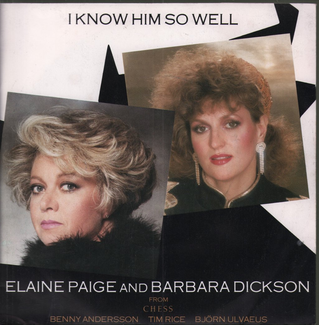 Elaine Paige And Barbara Dickson - I Know Him So Well - 7 Inch