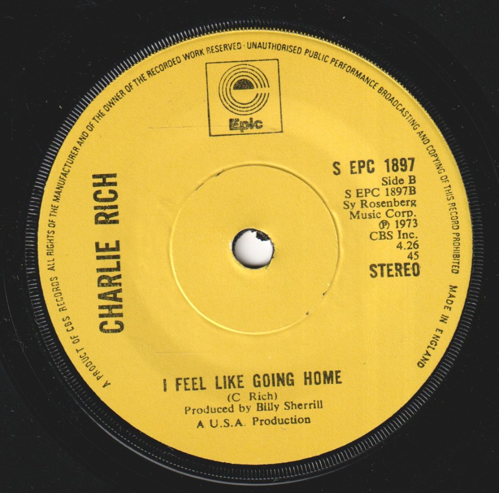 Charlie Rich - Most Beautiful Girl - 7 Inch