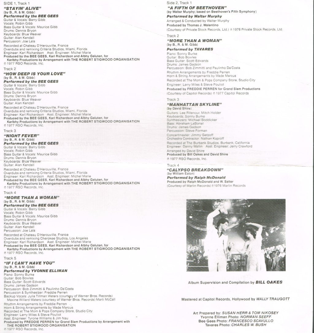 Various Artists - Saturday Night Fever (Original Movie Soundtrack) - Double Lp
