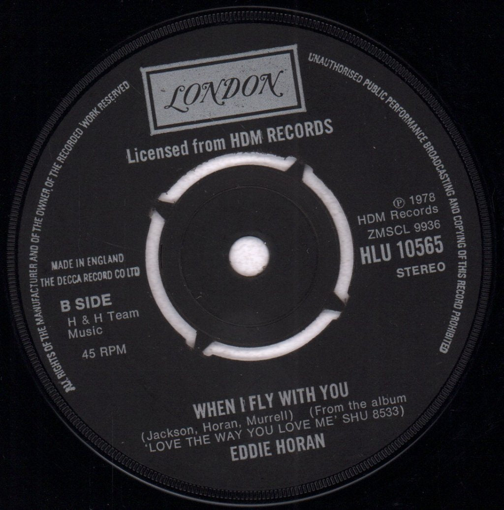 Eddie Horan - Turn My World Back Around - 7 Inch