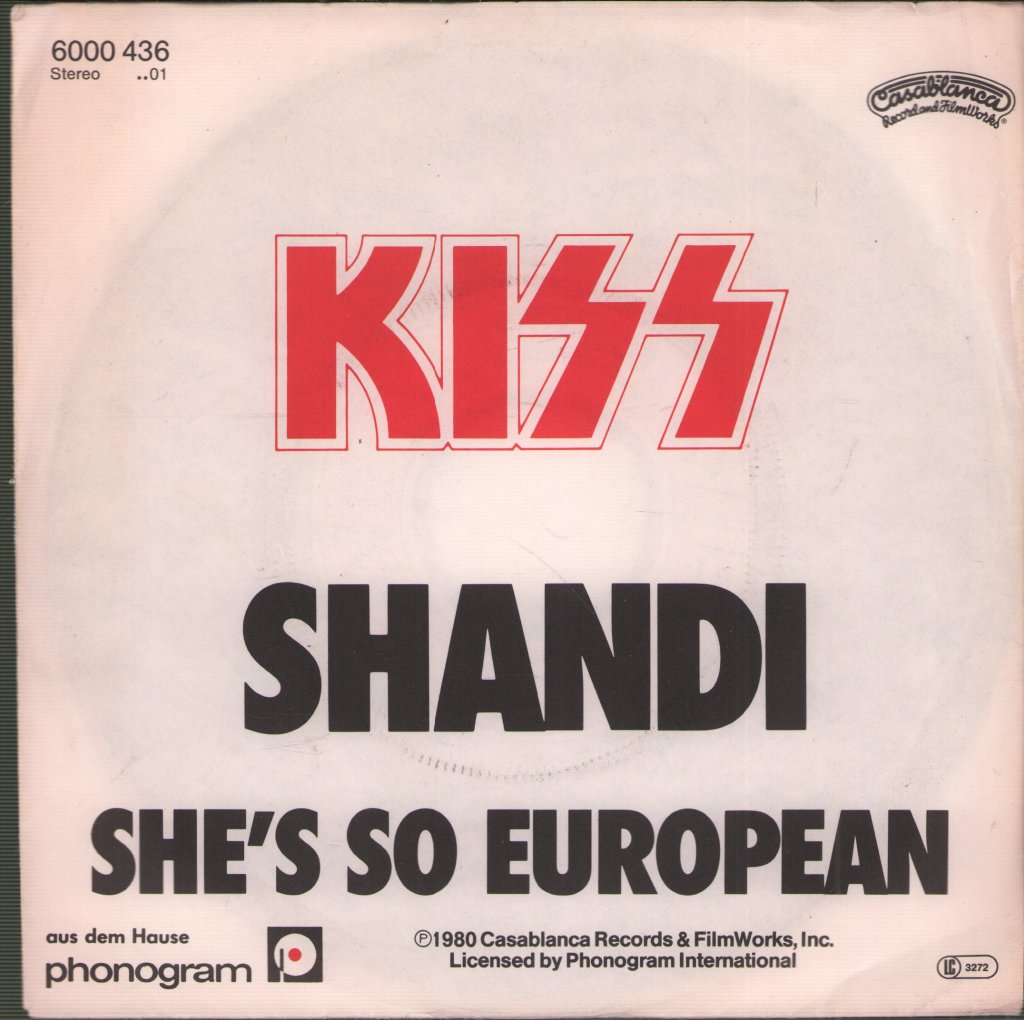 Kiss - Shandi - 7 Inch