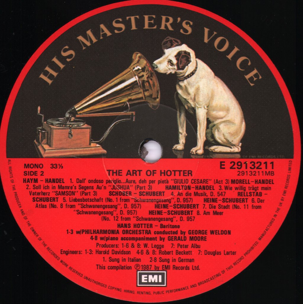 Hans Hotter - Art Of Hans Hotter - Double Lp
