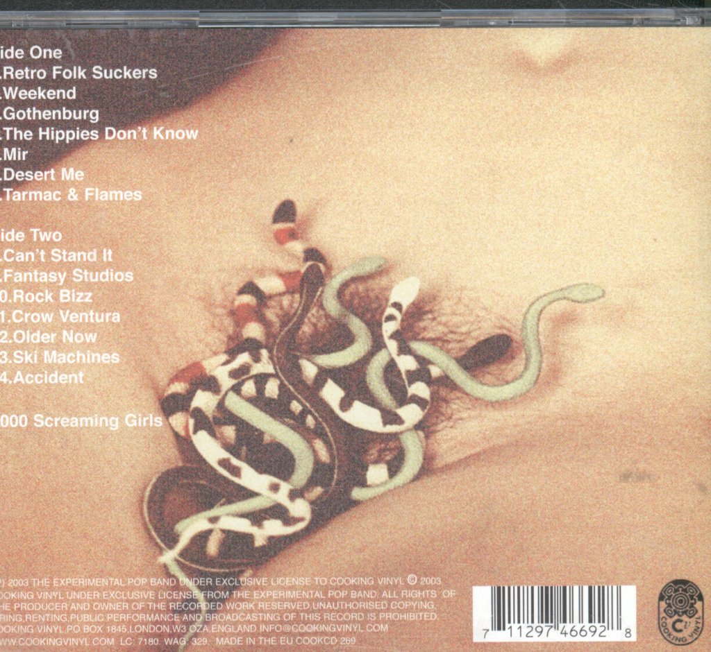 Experimental Pop Band - Tarmac & Flames - Cd
