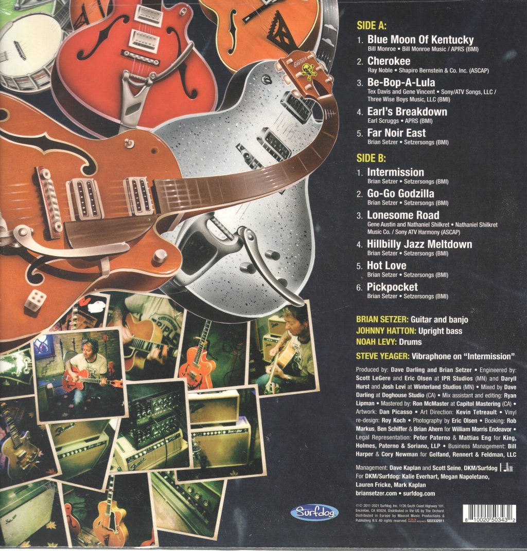 Brian Setzer - Setzer Goes Instru-MENTAL! - Lp