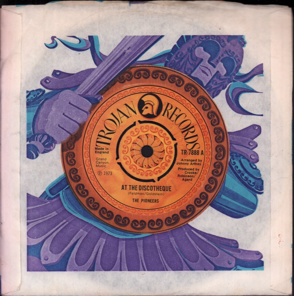 Pioneers (Reggae Group) - At The Discotheque - 7 Inch